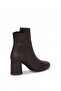 Elit Vvs2727C Women's Genuine Leather Heeled Boots Brown - 5