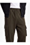 Ruffled, Elastic Waist, Lace-Up, Cargo Pocket, Balloon Fit Sweatpants - 5
