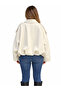 Women's Suede Look Oversized Short Jacket - 2