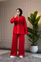 6721 - Stylish, Comfortable, Loose Viscose Soft Modal Fabric, Waist Drawstring Detail, Zippered Women's Set - 2