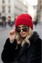 Premium Beret with Fringes and Soft Texture - 3