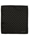 Hand Made 8 cm Geometric Pattern Black and White Color Handkerchief Tie - 4