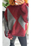 Premium Trend Baklava Patterned Wool Sweater - 4