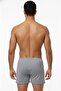 10-Pack Gray Cotton Comfortable Fit Men's Long Boxer Shorts - Custom Made Sleepwear Gift Set with Multiple Underpants - 7