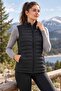 Women's Black Sports Vest Quilted Lightweight Zippered Casual Model - 2