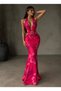 Maxi Boy Zirconium Stone Detailed Dress - 2