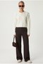 Women's New Dianna Ecru Shoulder Detailed Knitwear Cardigan - 3