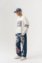 Playmaker Number 99 Detailed Oversize Crew Neck Men's Sweatshirt - 6