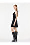 Slim Fit Floral Patterned Underwire Sweetheart Neckline Strap Tulle Dress - 2