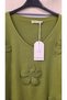 Italian Knitwear Sweater with Floral Applique - 3