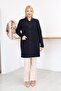 Plus Size Long Knit Cardigan with Pockets - 3