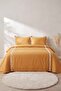 Costarica Mustard 100% Cotton Double Duvet Cover Set - 4 Pieces - 2