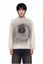 Men's Traveller Printed Oversize Long Sleeve T-Shirt Space Gray