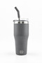 Jason Gray Stainless Steel 0.7 Liter Thermos with Straw - 3