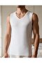 Men's Bamboo V-Neck Undershirt White - 3