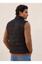 Smart Quilted Sleeveless Jacket with Pockets - 3