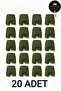 20-Pack 100% Cotton Men's Long Boxer Briefs - Comfortable Fit Cotton Underwear + Custom Made Sleep Band as a Gift