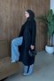 Mest Buckle Trench Coat Black