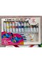 12ml| 12 COLOR | ACRYLIC COLOR TUBE WITH PALETTE AND 4 BRUSHES - 4