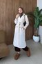 Mest Buckle Trench Coat Beige - 3