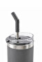 Jason Gray Stainless Steel 0.7 Liter Thermos with Straw - 2
