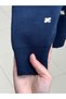 Dilnaz Floral Embroidered Gold Buttoned Knitwear Cardigan-Sy3346 Navy Blue - 5