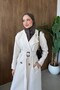 Mest Buckle Trench Coat Beige - 2
