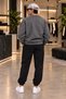No Bad Waves Unisex Printed Sweatshirt and Sweatpants Oversize Premium Set - 3