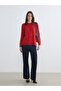 Crew Neck Women's Knitwear Cardigan - 2