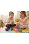 Premium Cube Squeeze Ball Set - 5-Pack, Glitter Effect Flexible Stress Relief Toy, Gift for Kids and Adults - 2
