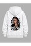 Crush Grup Milan Designed Back and Front Printed Hooded 100% Cotton 3 Thread Threaded Hoodie Oversize Sweatshirt