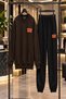 No Bad Waves Unisex Printed Sweatshirt and Sweatpants Oversize Premium Set - 2