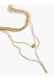 Multiple Dangle Chain Necklace - 2