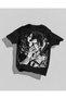 Toji Fushiguro Jujutsu Kaisen Anime T-Shirt – Black and White Manga Printed Oversized Unisex T-Shirt