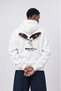 Men's Spirit Patch Detailed Oversize Hoodie Ecru