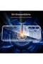 Samsung Galaxy S26 Fe Case with Camera Protection Soft Transparent Silicone + 9H Screen Protector Glass Set - 3