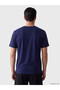Vizyon New Season Navy Blue Regular Fit Dry Touch Thick Fabric T-Shirt /03 - 3