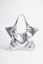 Staria Silver Star Charm Tote Shoulder Bag