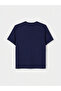 Vizyon New Season Navy Blue Regular Fit Dry Touch Thick Fabric T-Shirt /03 - 5