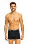 10-Pack (5 Black, 5 Gray) Cotton Lycra Flexible Plain Men's Boxer Set - Custom Made with Sleep Band as a Gift - 3