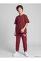 Vizyon New Season Burgundy Boys' Jogger Sweatpants