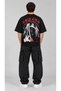 Itachi Uchiha Anime T-Shirt – Naruto Akatsuki Oversized Unisex Black and White T-Shirt - 2