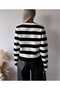 Thick Striped Knitwear Cardigan - 2