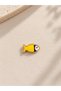 Adjustable Bracelet with Yellow Enamel Fish Figure - 3