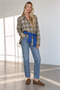 Khaki Ecru Plaid Oversized Lumberjack Shirt - 2