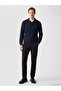 Özmarka New Season Navy Blue Polo Collar Men's Sweatshirt - 2