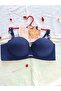Women's Laser Cut Seamless Underwire Supported Push up Bra - 4