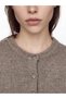 Alita City Lcw Vision Beige Knitwear Plain Short Women's Cardigan with a Difference - 3