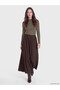 Esvab • Modern & Distinctive Flared Skirt with Waist Drawstring
