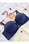 Women's Laser Cut Seamless Underwire Supported Push up Bra - 5